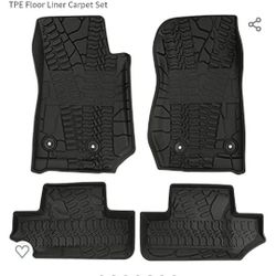 2014-2018 Jeep Wrangler Jk 2 Door Floor Mats New Pick Up Only In Lamont Asking $85 Retail $110 At Amazon 