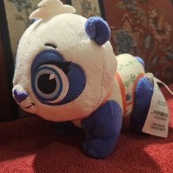 DISNEY JR. PRECIOUS THE PANDA STUFFED PLUSH  ANIMAL TOY   6" PRE-OWNED