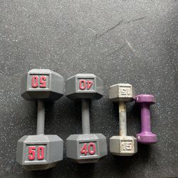 Single Dumbbells 15 40 And 50