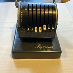 Vintage Paymaster Check Printer