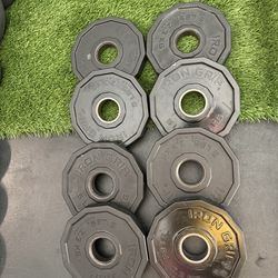 Iron grip Olympic weights
