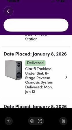 New Delta Clarifi Tankless Reverse Osmosis System DWQ1001012