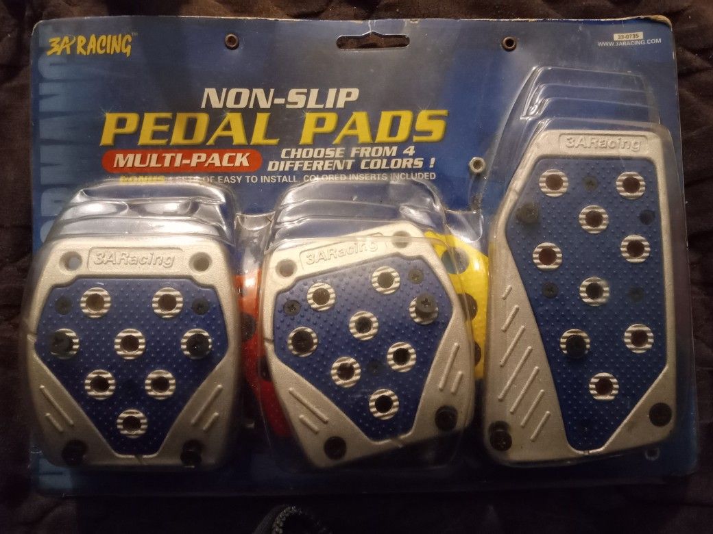 3A Racing NoN-SLiP PEDAL PADS MULTI-PACK