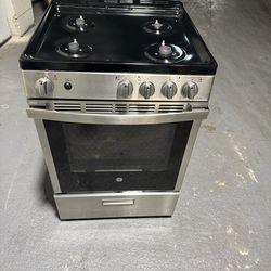 24” brand new Ge gas stove stainless steel
