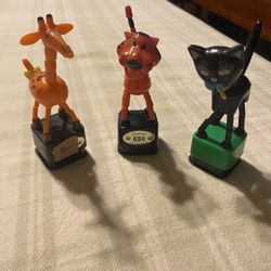 Vtg Collapse Thumb Puppet Toy