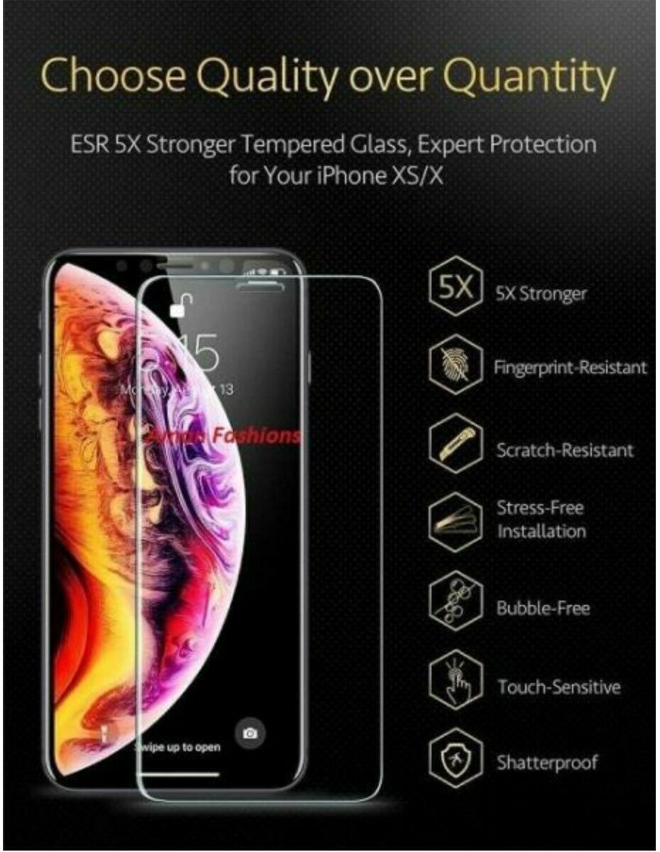 iPhone 7 - 11 Max Pro Glass Screen Protector - 3 packs