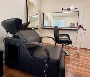 Professional Salon Backwash Shampoo Chair with Tilting Bowl
