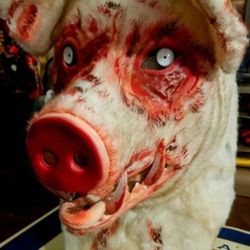 Halloween, Bloody Pig Mask, firm 