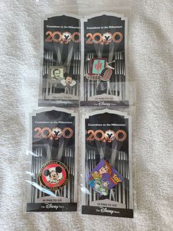 4 Disney Millennium Pins