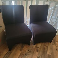 Black Side Chairs