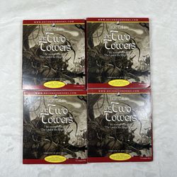 The Two Towers Audiobook CDs JRR Tolkien Rob Inglis Recorded Books Incomplete