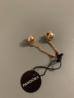 Pandora Rose Gold Safety Charm
