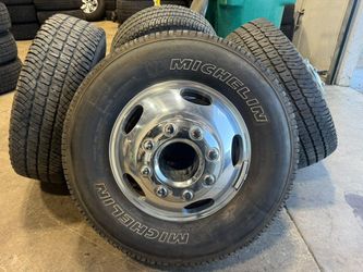 FREE DELIVERY 2020 Ford F350 Dually wheels Michelin AT2 LT245/75R17 85% SET OF 6