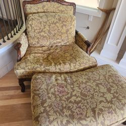 XL Chair And Ottoman