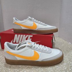 Nike Killshot 2 Leather  Sail Laser Orange Gum White/Yellow Sneakers Men's Size 9