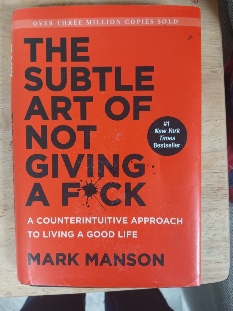 Hardcover "The Subtle Art Of Not Giving A F**K" by Mark Manson