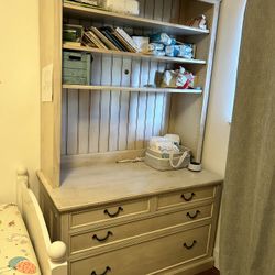 Bookcase Dresser Shelves Light Pink