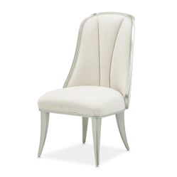 Penthouse Ash Gray/Frosted Linen Dining Side Chair (Set of 2)