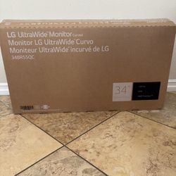 NEW LG 34” Curved Monitor