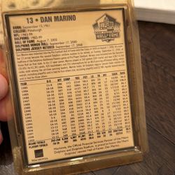 Dan Marino Hall Of Fame Ceremony Coin 