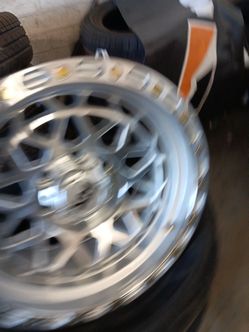 17x9 xm rims 6 lug 6x139 6x5.5 on new tires 265 70 17