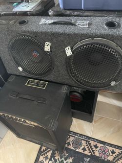 Vintage 212 inches dual Speaker Box