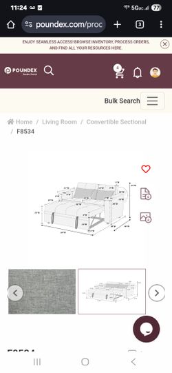 Brand new pink linen LED twin platform bedframe