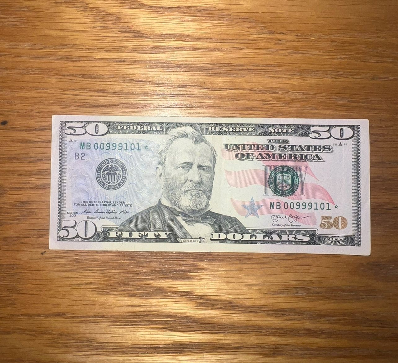 50 dollar bill