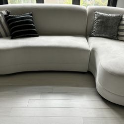 White Sofa (Crate & Barrel)