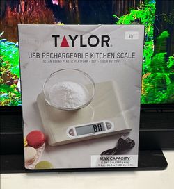 Taylor USB Rechargeable Kitchen Scale