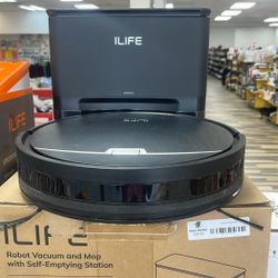 ILIFE Robot Vacuum And Mop With Self Emptying Station 