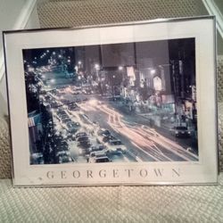 Framed Cityscape Picture 