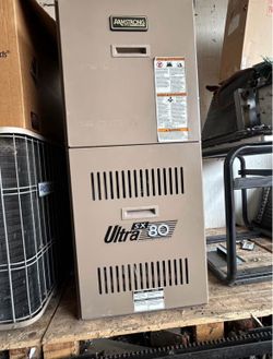 Armstrong 75,000 BTU 80% efficiency natural gas furnace with matching 2 1/2 ton air conditioner