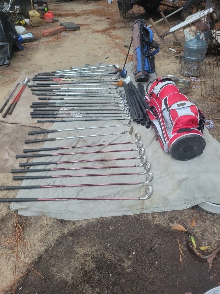 Assorted Golf Clubs
