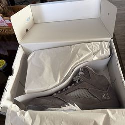 Jordan 5 Wolf Grey size 9 DS
