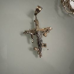 10k Gold Cross