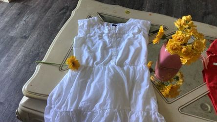 White summer dress for girls