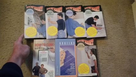 7 VHS Home Improvement Videos