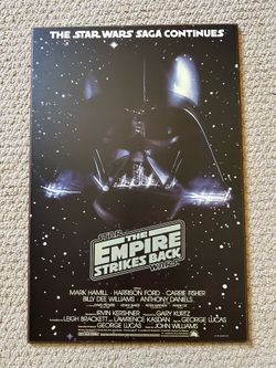 Wooden Star Wars Posters