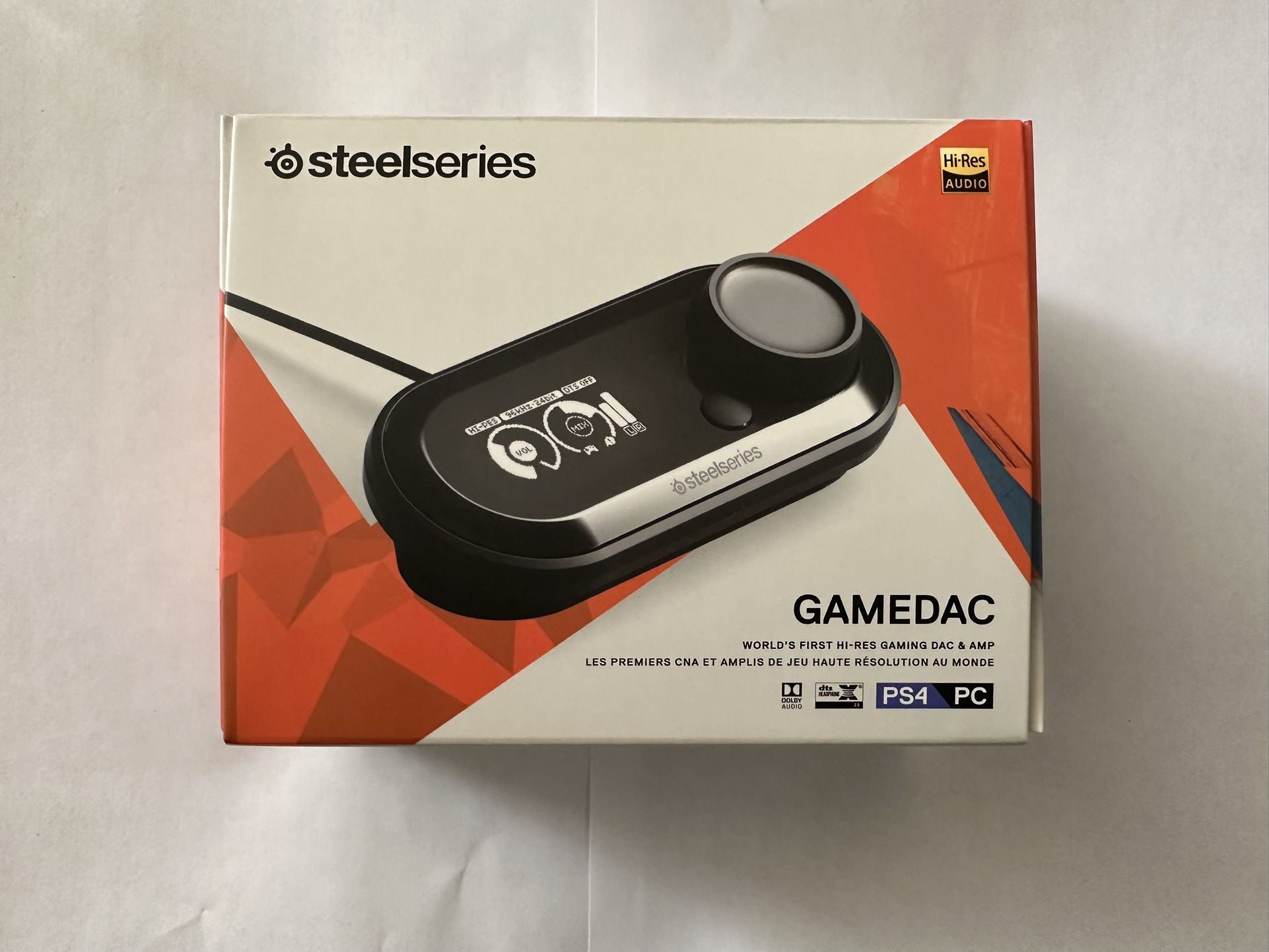 GAMEDAC. STEEL SERIES. Dac & Headphone Amp. BRAND NEW IN BOX.