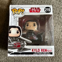 Funko Pop Deluxe: Star Wars Kylo Ren in the Tie Fighter Vinyl Figure #215