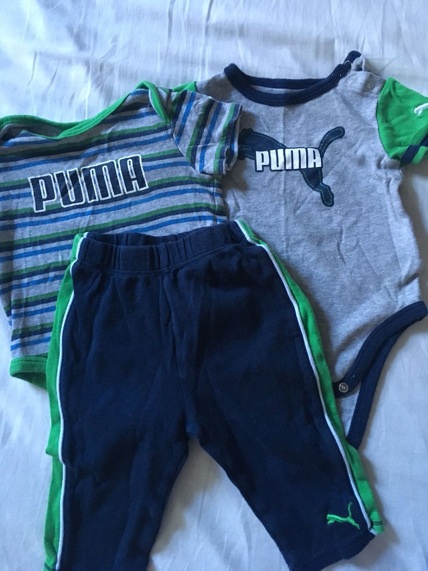 Name brand baby clothes 0-6- Timberland, Puma, Ralph Lauren, Air Jordan, Kenneth Cole