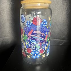 Stitch Glass Cup