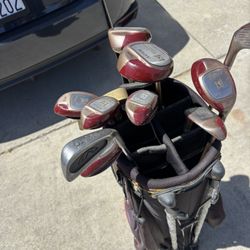 Golf Clubs Aspen Hybrids With Callaway Golf Bag Right Handed