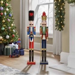 3 Ft Nutcracker & Drummer New in the Box
