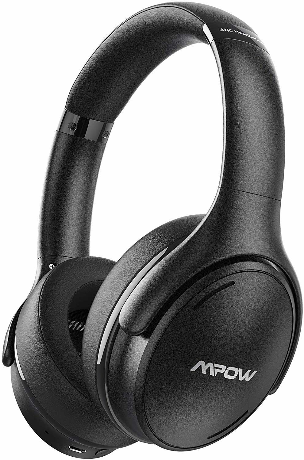 Mpow H19 IPO Active Noise Cancelling Headphones, Bluetooth CVC8.0 Mic