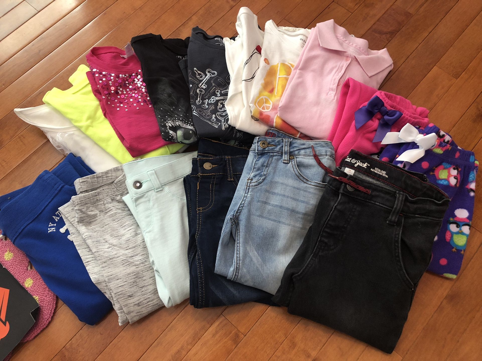 Girls clothes lot size 10-12