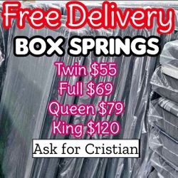 Box Springs  Twin box Full box  Queen box  King box  Bases para colchon  Box spring 