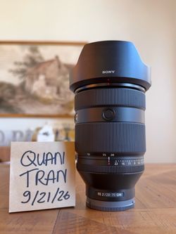Sony FE 2/28-70 GM Lens