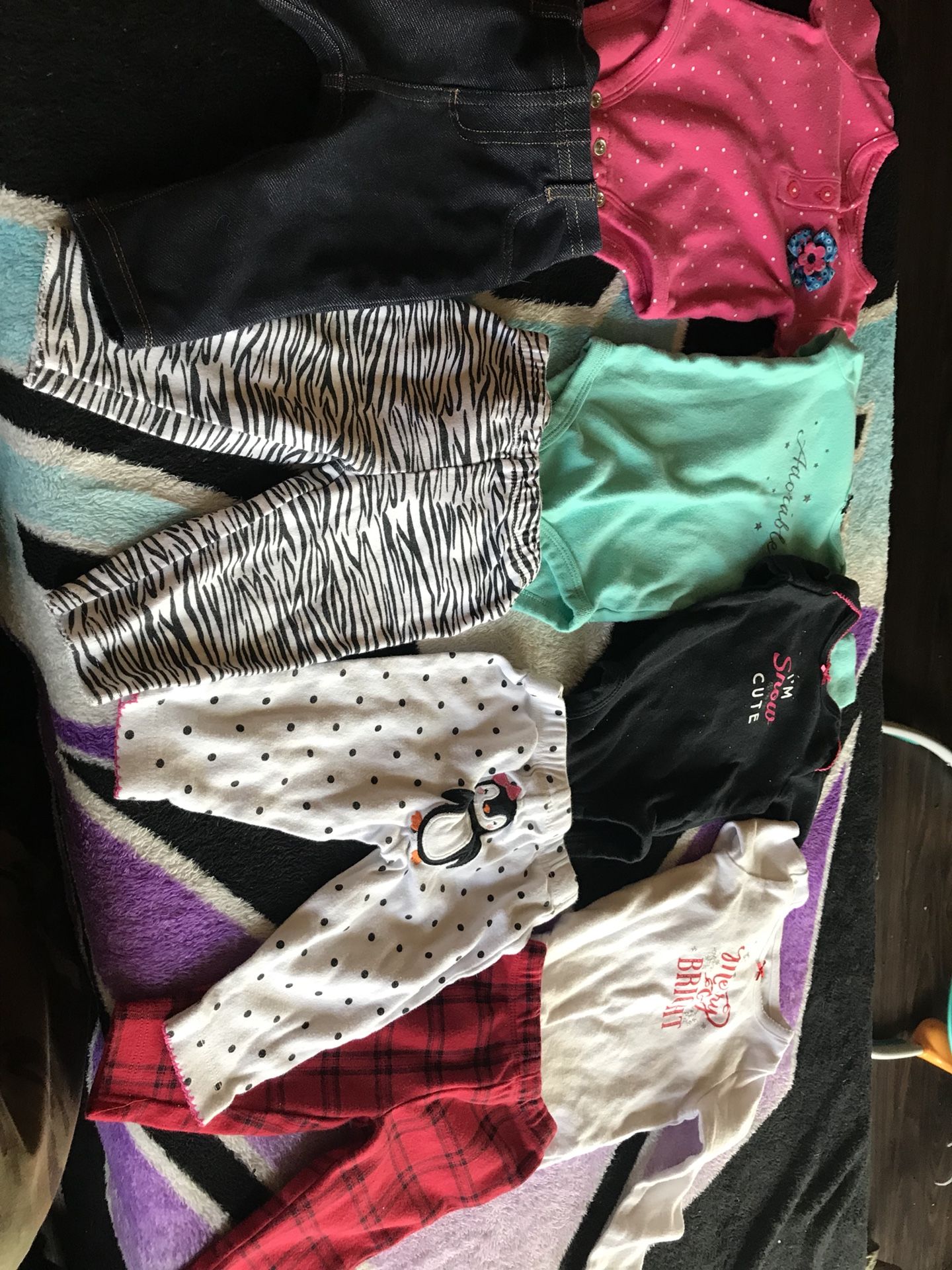 0-3 months baby clothes ;